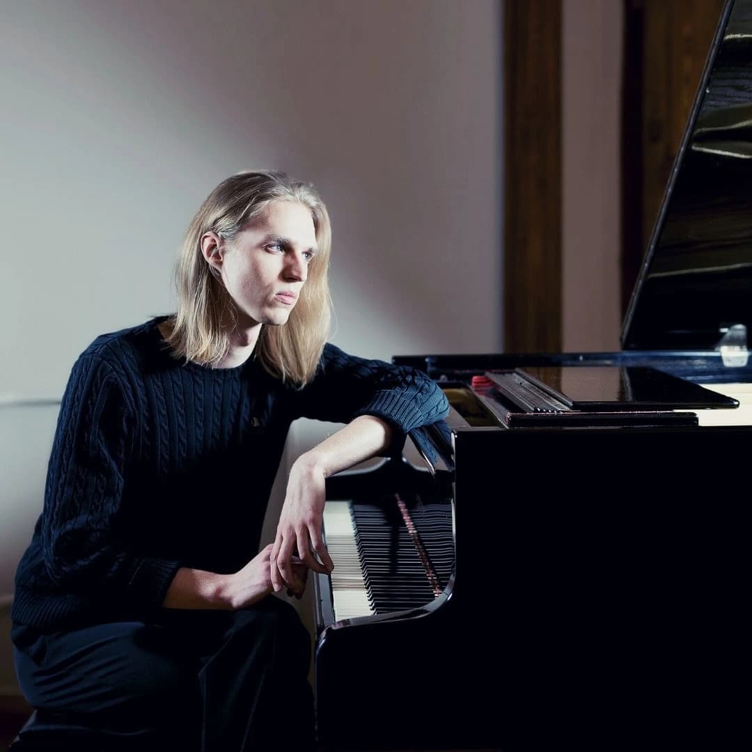 Portrait of Latvian composer and pianist Artūrs Rasa